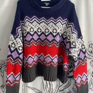 3/20🌹Aerie Colourful Knit Sweater Size M